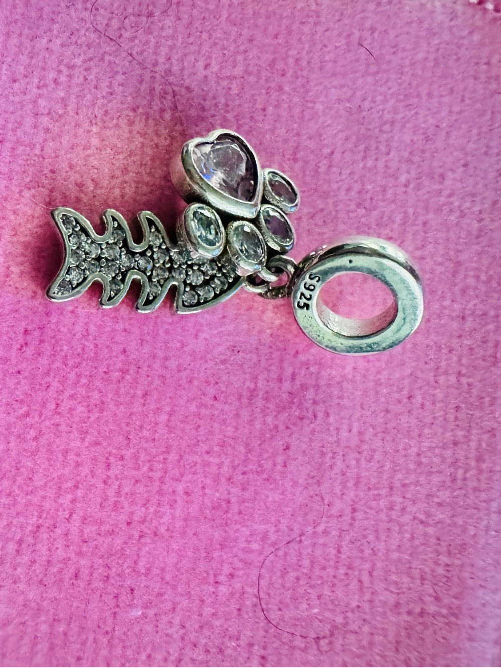3/$45 925 Stamped Sterling Silver Charm Bead Compatible w/Pandora NEW